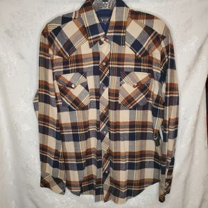 Vtg. VIP Western Long Sleeve Button Front.…
